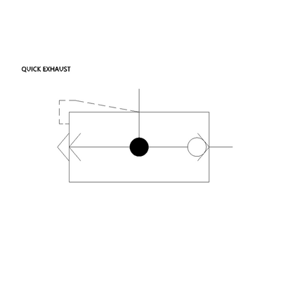 SEV37C NUMATICS/AVENTICS QUICK EXHAUST VALVE 3/8" G FEMALE UNION